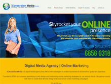 Tablet Screenshot of iconversionmedia.com